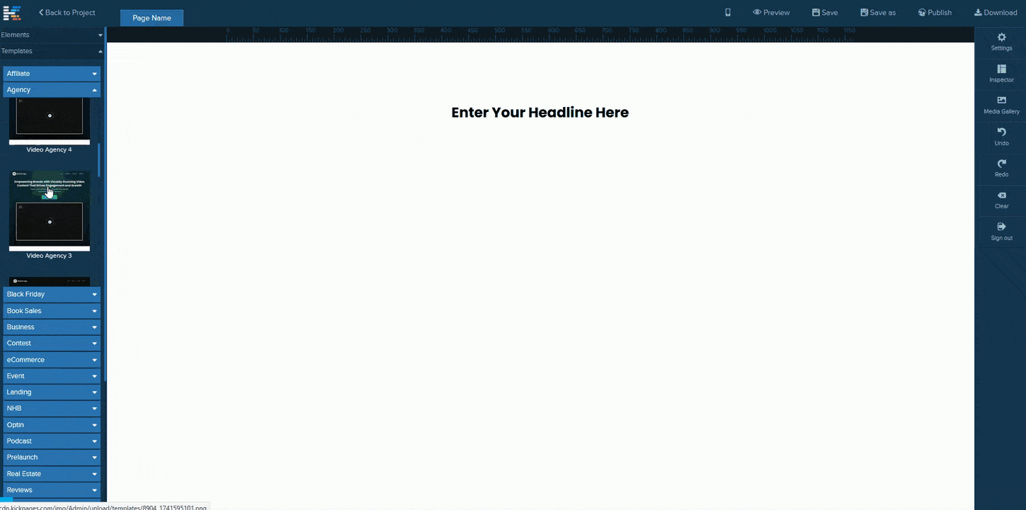 Transform templates into beautiful page designs