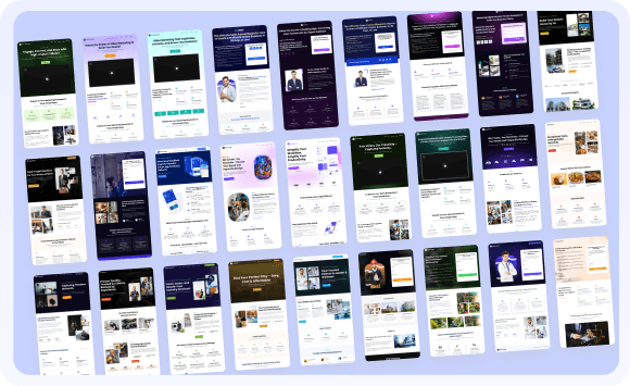 100’s of designer-made templates for you to use