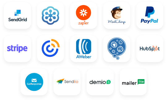 Seamless integration with all your other Kickpages