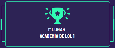 1º lugar: Academia de LOL 1