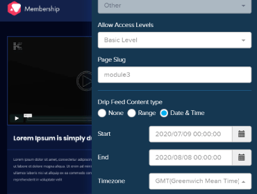 Drip feed access to content