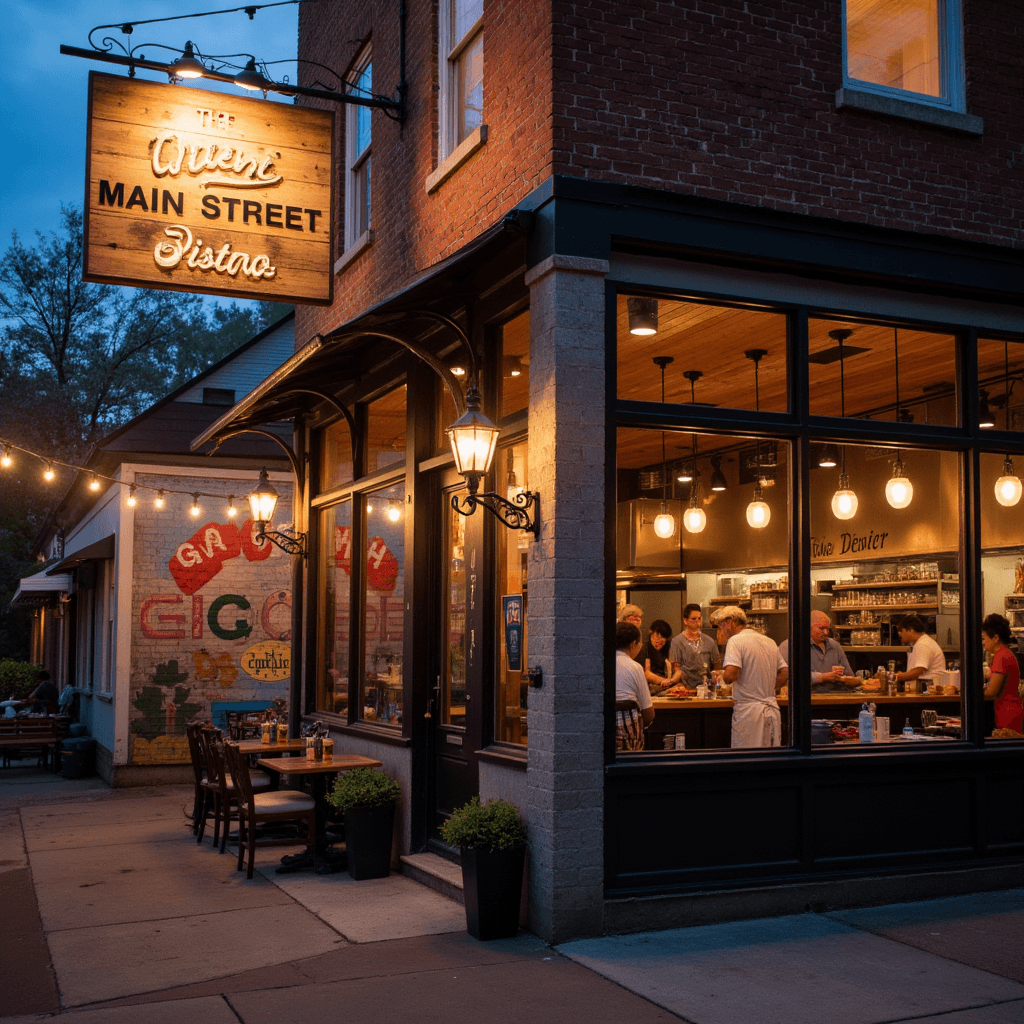 upstate south carolina restaurants & food services using professional graphic design