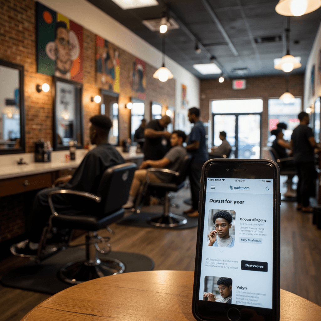 Non-Profit mobile website example for Anderson SC dining business