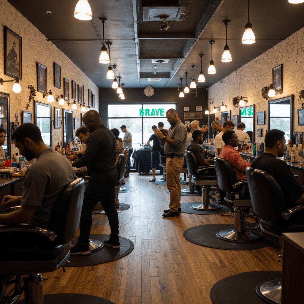 upstate south carolina barber shops & salons using professional graphic design