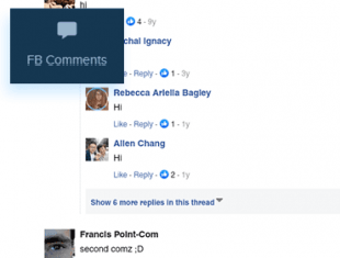 Add a Facebook comments section