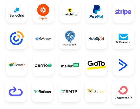 Seamless integration with all your other Kickpages