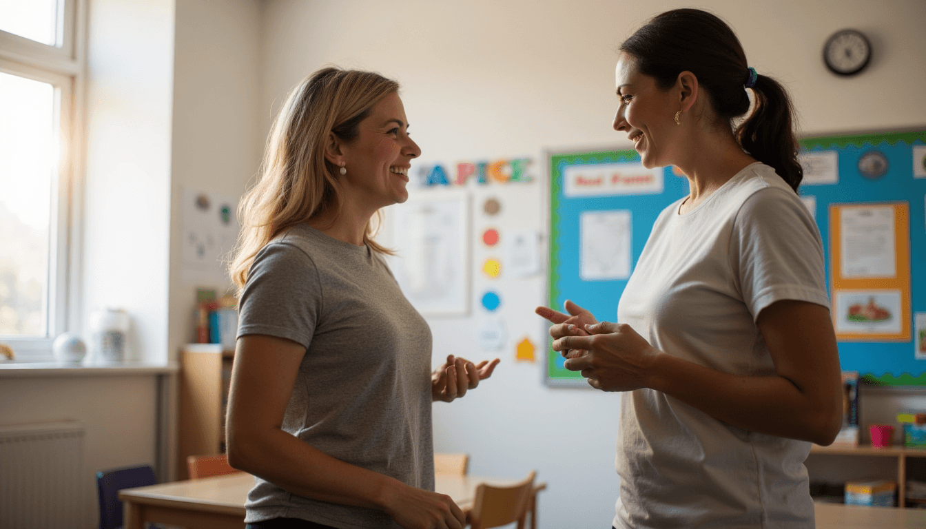 Parent touring daycare in Boiling Springs SC