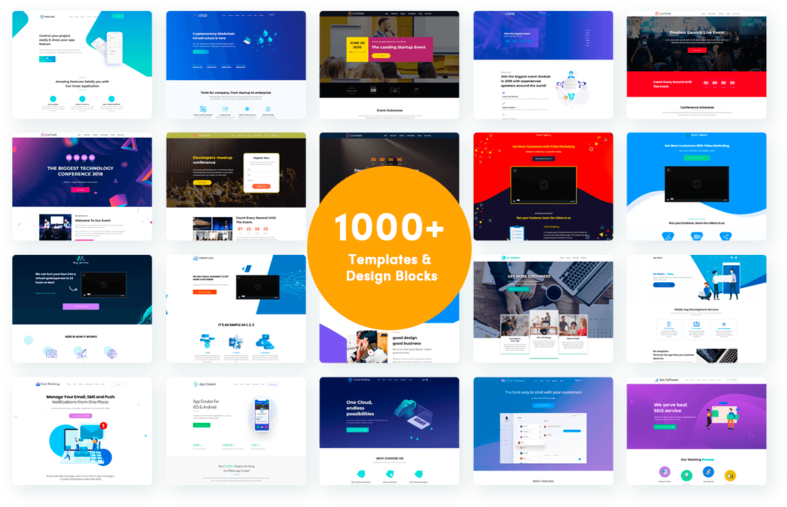 Stunning conversion-optimized templates