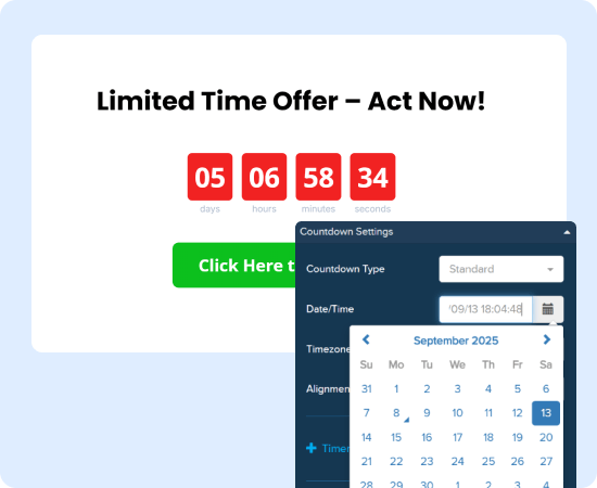 Run time-limited offers