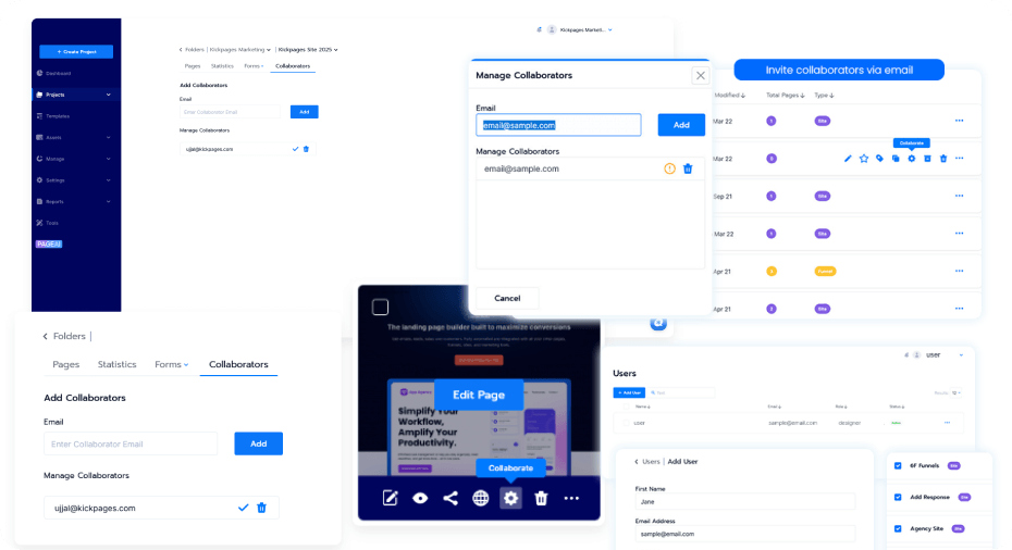 Collaborating with KahunaPages