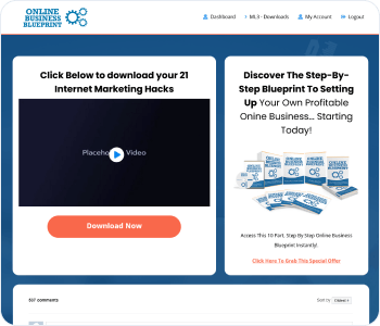 Place a friendly welcome video