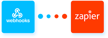 webhooks and Zapier to integrate