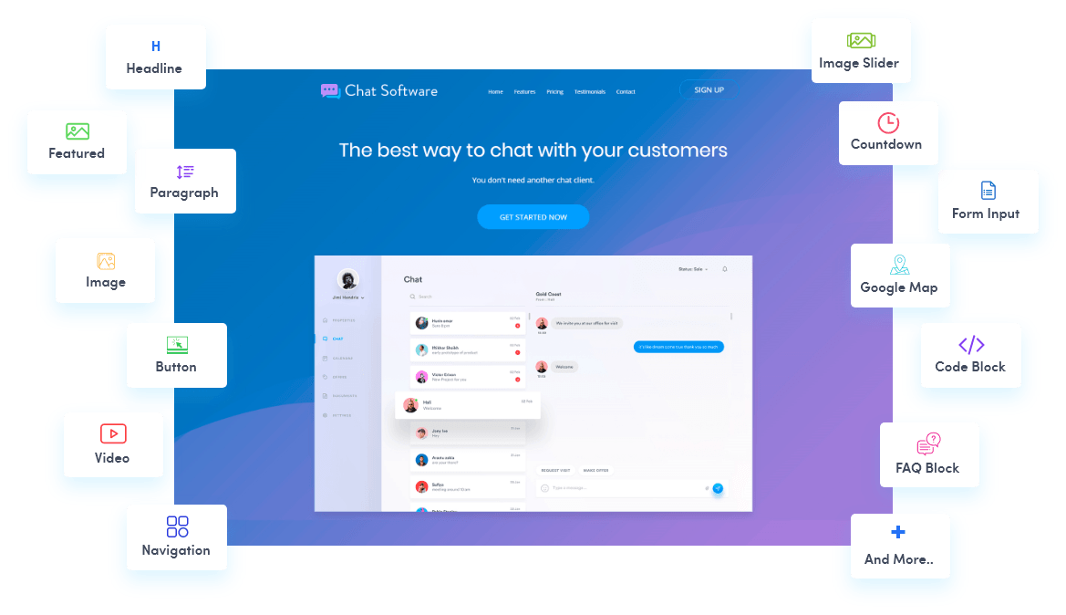 Beautiful pages in minutes