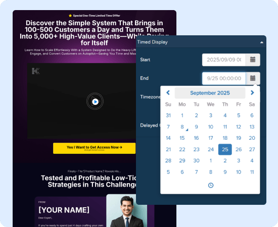 Schedule your entire sales launch process