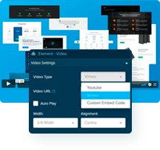 Show a different video