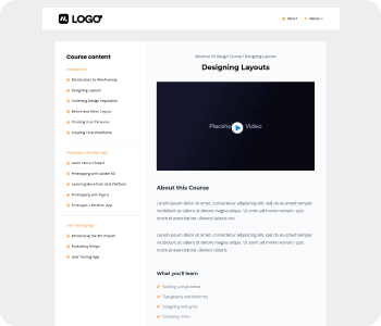 Online video courses